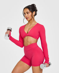 Unified Wrap Shorts 6" | Berry Bloom