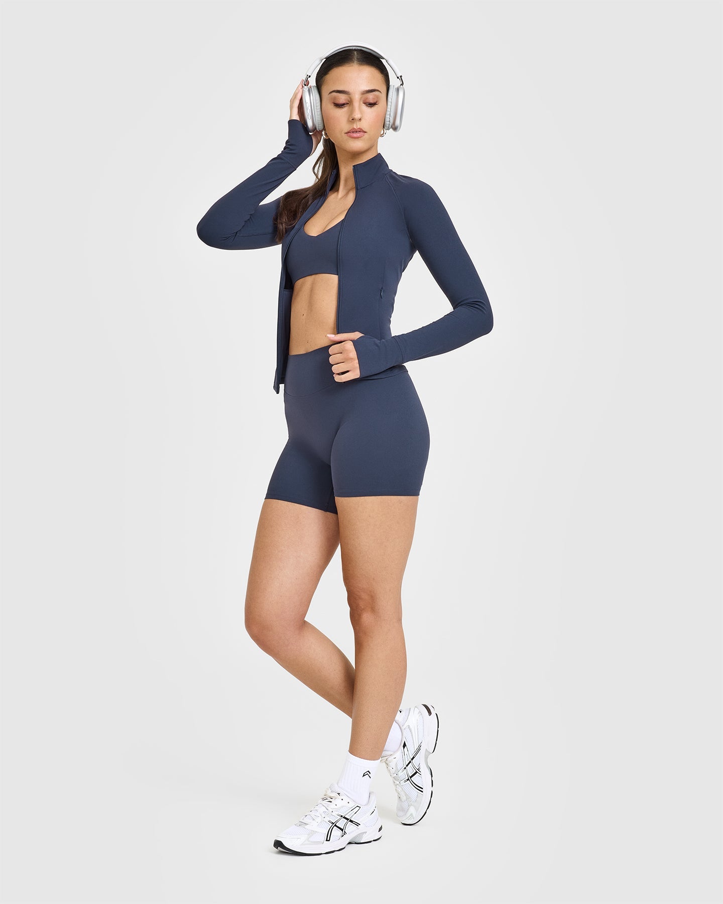 SoftMotion™ Jacket with White Logo | True Blue