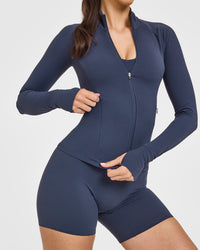 SoftMotion™ Jacket with White Logo | True Blue