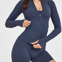 SoftMotion™ Jacket with White Logo | True Blue