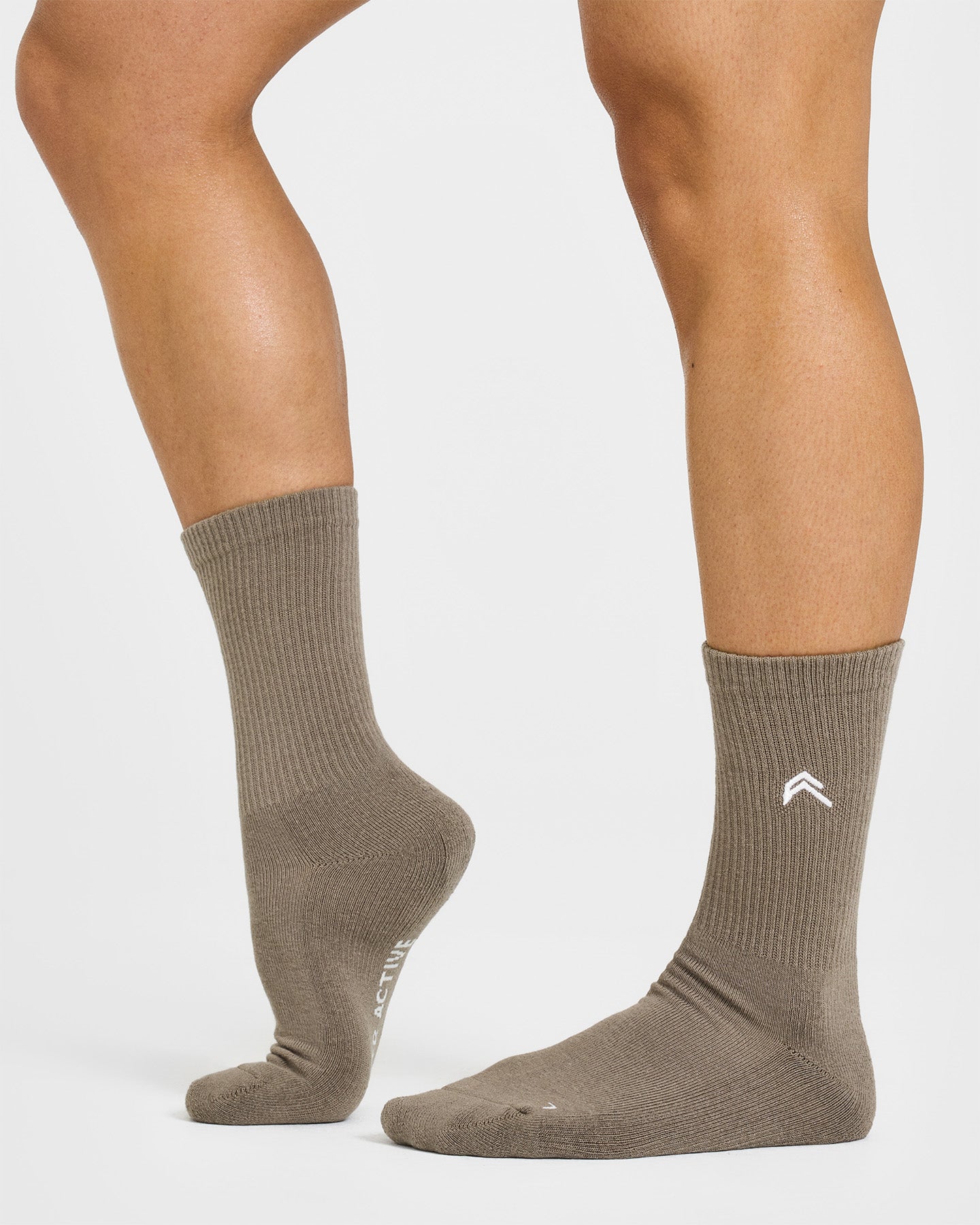 All Day Crew Socks 1 Pack | Moss Brown