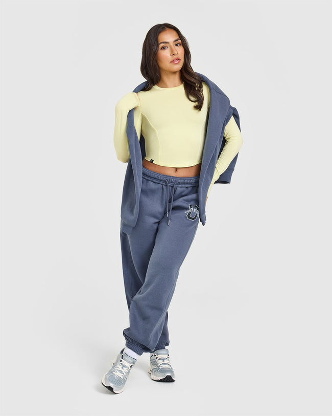 Mellow™ Soft Mid Long Sleeve Top | Pastel Yellow