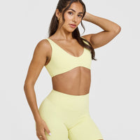 SoftMotion™ Scoop Back Bralette | Pastel Yellow