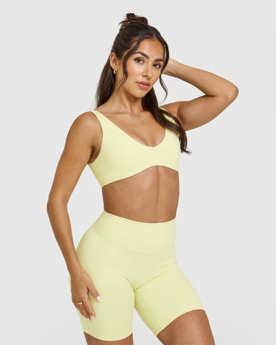 SoftMotion™ Scoop Back Bralette | Pastel Yellow
