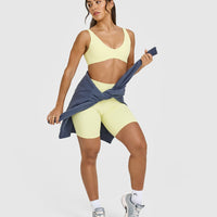 SoftMotion™ Scoop Back Bralette | Pastel Yellow