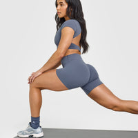 SoftMotion™ Shorts 6" | Granite Blue