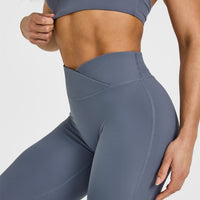 Unified Wrap Flared Bottoms | Granite Blue