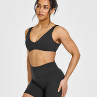 SoftMotion™ Scoop Back Bralette | Soft Black