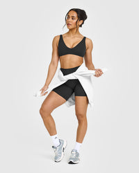 SoftMotion™ Scoop Back Bralette | Soft Black