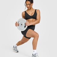 SoftMotion™ Scoop Back Bralette | Soft Black