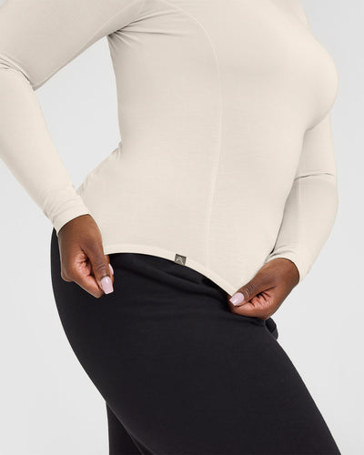 Mellow™ Soft Long Sleeve Top | Sand