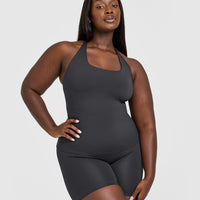 Timeless Square Neck Vest | Coal