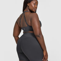 Unified Twist Sports Bra | Coal