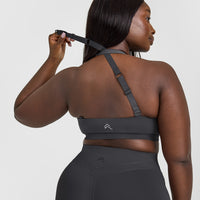 Unified Twist Sports Bra | Coal