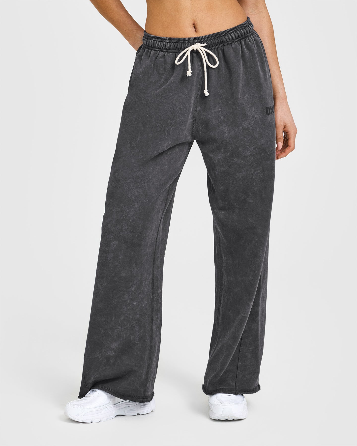 Raw Lounge Wide Leg Joggers | Coal