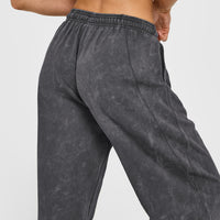 Raw Lounge Wide Leg Joggers | Coal