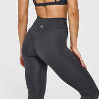 Timeless High Waisted Leggings | Coal