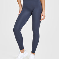 Timeless High Waisted Leggings | True Blue