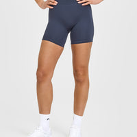 Timeless High Waisted Shorts 6" | True Blue