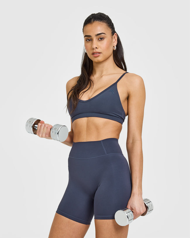 Timeless High Waisted Shorts 6" | True Blue