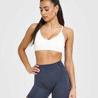 Timeless Strappy Bralette | White