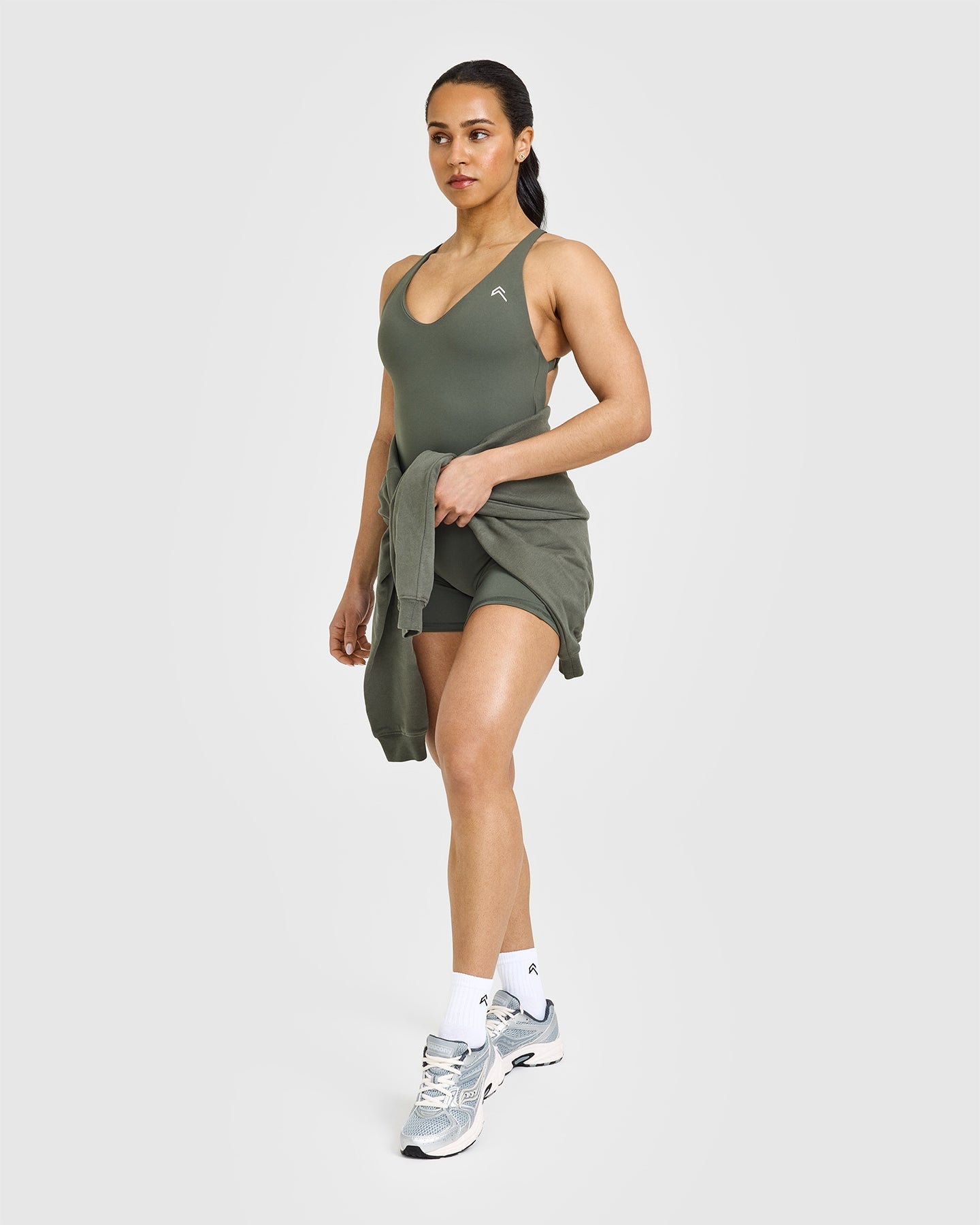 Unified Scoop Back All In One 6" | Dark Khaki
