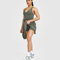 Unified Scoop Back All In One 6" | Dark Khaki