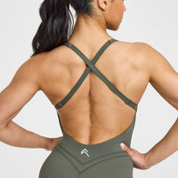Unified Scoop Back All In One 6" | Dark Khaki