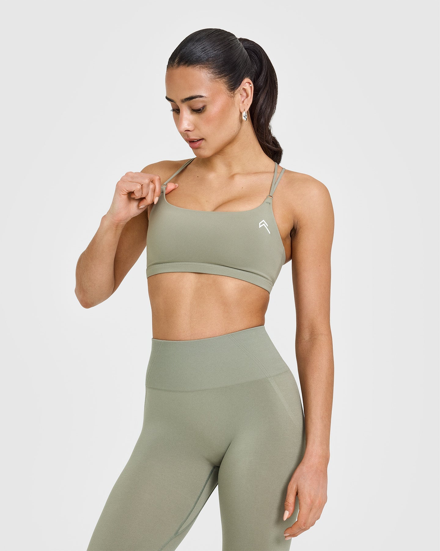 Everyday Cross Over Bralette | Soft Sage Green