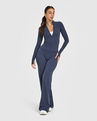 SoftMotion™ Straight Leg Bottoms | True Blue