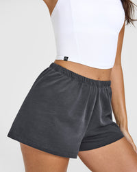 Mellowâ„¢ Rib Halter Neck Mid Vest with Built in Bra Shelf | White