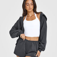 Mellowâ„¢ Rib Halter Neck Mid Vest with Built in Bra Shelf | White