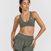 Unified Micro Bralette | Dark Khaki