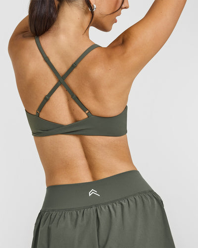 Unified Micro Bralette | Dark Khaki