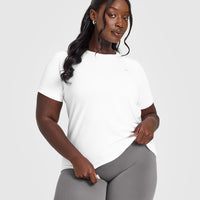 Go To Seamless Loose Top | White