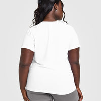 Go To Seamless Loose Top | White