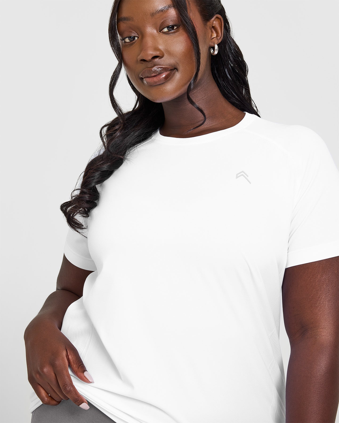 Go To Seamless Loose Top | White
