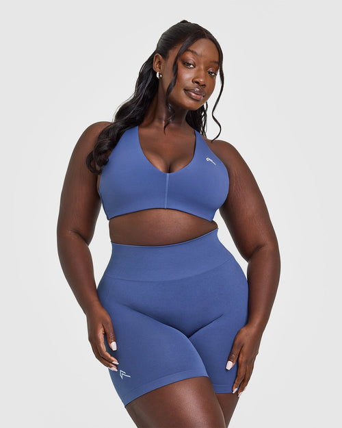 Oner Modal Unified Micro Bralette | Shadow Blue