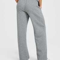 Foundations Straight Leg Jogger with Graphic | Charcoal Marl