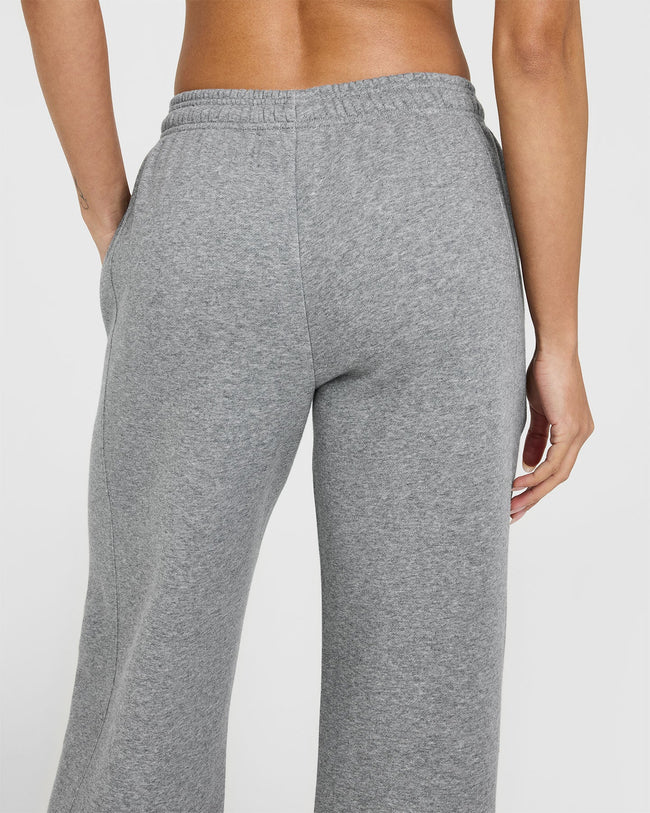 Foundations Straight Leg Jogger with Graphic | Charcoal Marl