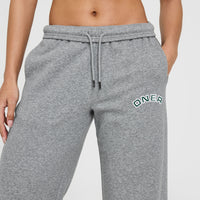 Foundations Straight Leg Jogger with Graphic | Charcoal Marl