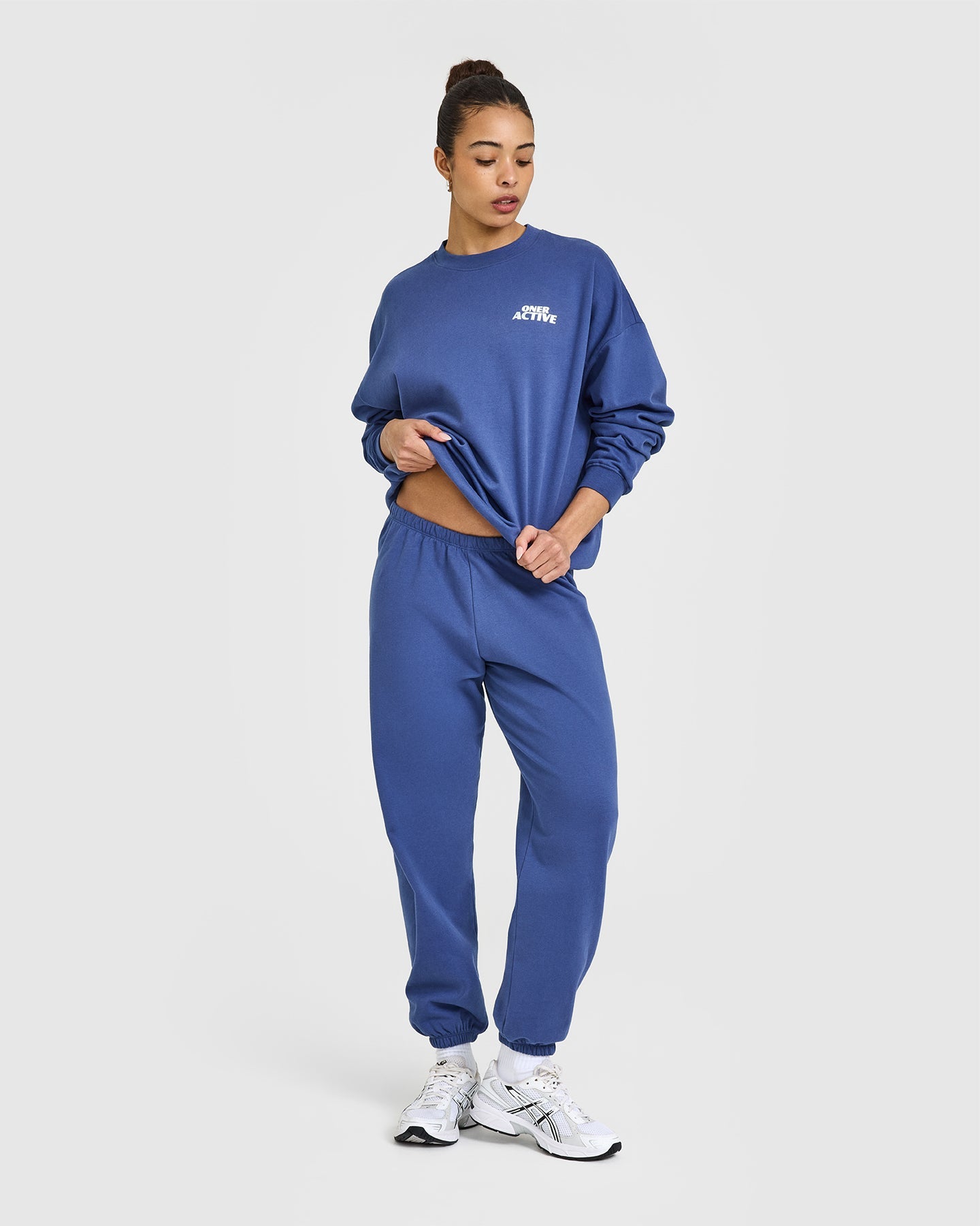 Lightweight Graphic Sweatshirt | Shadow Blue