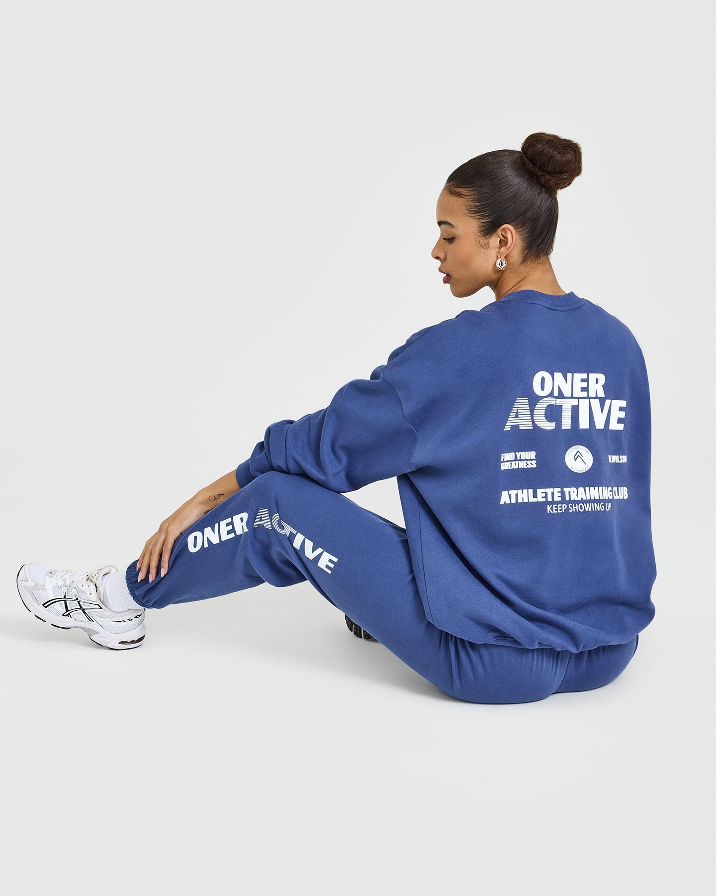 Lightweight Graphic Sweatshirt | Shadow Blue