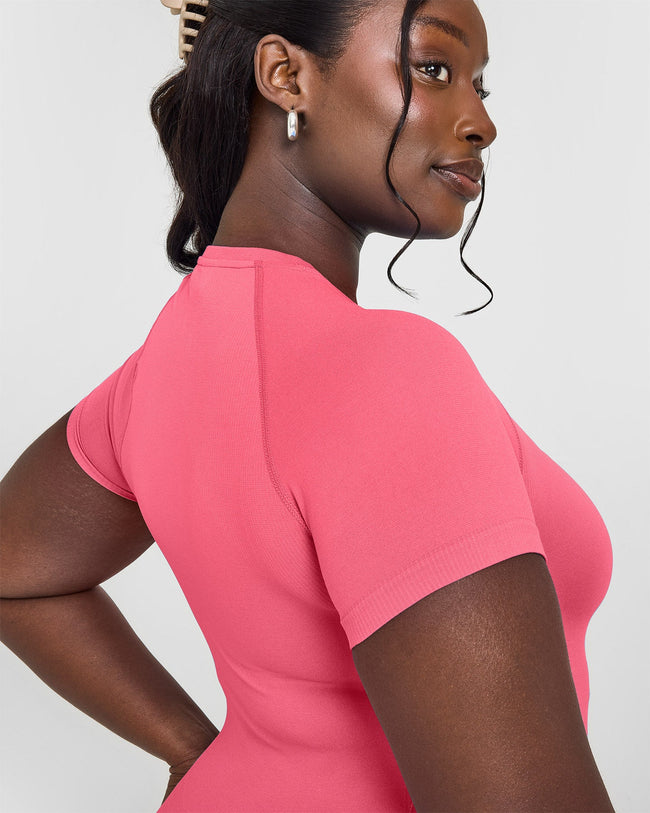 Go To Seamless Fitted Top | Velvet Pink