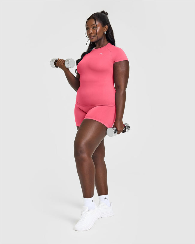 Go To Seamless Fitted Top | Velvet Pink