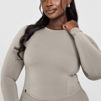 Mellow™ Soft Mid Long Sleeve Top | Warm Sand