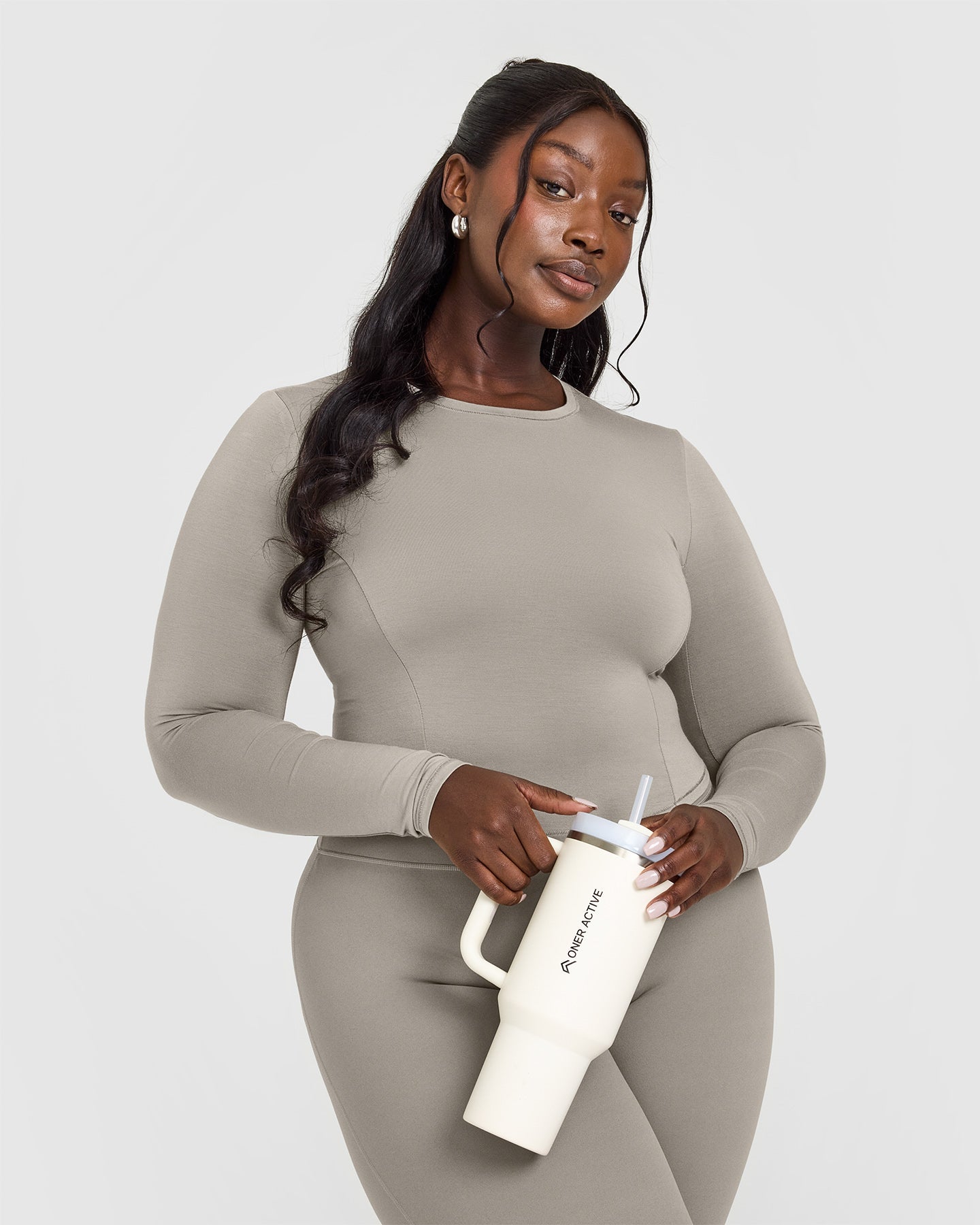 Mellow™ Soft Mid Long Sleeve Top | Warm Sand