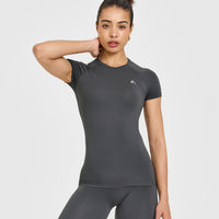 Go To Seamless Fitted Top | Coal