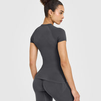 Go To Seamless Fitted Top | Coal