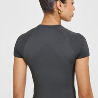 Go To Seamless Fitted Top | Coal